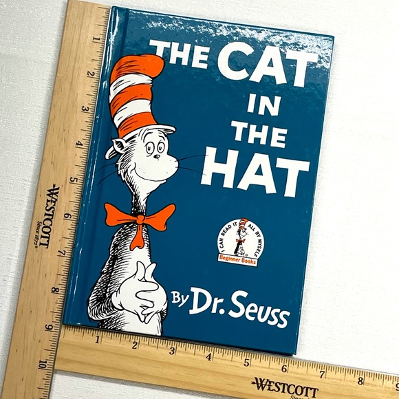 The Cat In The Hat Hardcover Book Dr. Seuss Illustrated Beginner Children’s Book - Picture 6 of 13
